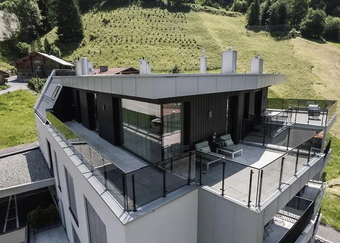 Alpiner Glam Penthouse In Der Residenz Silvretta アパート *